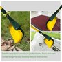 Brosse pour peigner et balayer gazon artificiel courbé sans manche poils incurvés jardin