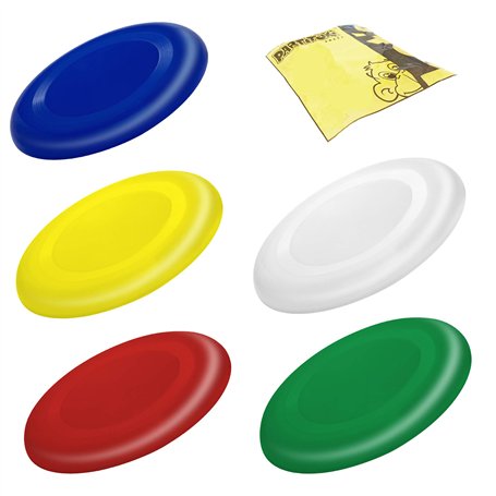 Partituki Pack de 5 Disques Volateurs pour Enfants. Très Facile à Fixer. Beaucoup Plus Sûr Que Les Frisbees Standard. Anneaux Vo