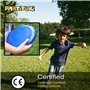 Partituki Pack de 5 Disques Volateurs pour Enfants. Très Facile à Fixer. Beaucoup Plus Sûr Que Les Frisbees Standard. Anneaux Vo