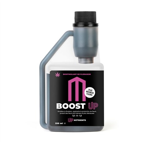 UP NUTRIENTS BOOST UP Engrais stimulateur de floraison Bio Stimulateur pour plantes et cultures 250 ml Accélérateur de productio