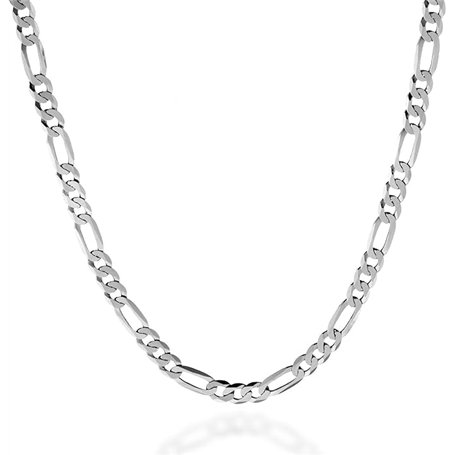IDELUSH Chaîne en argent pour homme de 55 cm et 4 mm