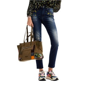 Desigual Woman Denim Long Trouser Jeans