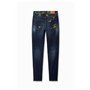 Desigual Woman Denim Long Trouser Jeans, Bleu, 40 Femme