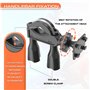 Support Telephone Moto Velo Etanche Coque a fenetre Arriere valable pour Les Smartphones jusqu'a 7,5" Fixation incassable sur Le
