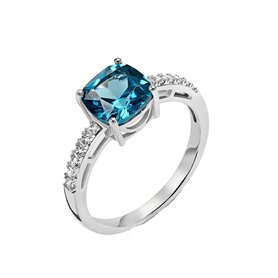 Bague Femme Stroili 1694292 Argenté Bleu