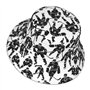WHJDPP Black Hockey Prints Chapeau bob réfléchissant tendance et fonctionnel pour activités de plein air unisexe Noir Taille uni