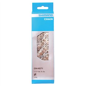 Shimano HG-71 CN-HG71 Chaîne de vélo HG71 6 7 8 vitesses ICNHG71116I