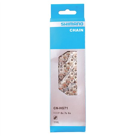 Shimano HG-71 CN-HG71 Chaîne de vélo HG71 6 7 8 vitesses ICNHG71116I