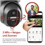 EMOS GoSmart Caméra de Surveillance Intelligente d'extérieur – Caméra IP rotative 3 MP 4G/LTE & Application – Détection de Mouve