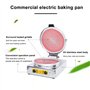 CYTBEK Crêpière, crêpières 2700 W, Gril Chauffant Enveloppant, Panneau de Commande Pratique, poêle à crêpes électrique Commercia