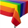Lot de 2 nappes rectangulaires Arc-en-Ciel Gay Pride pour fête d'anniversaire