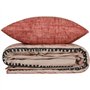 Parure de lit - 1 housse de couette 220 x 240 cm + 2 taies d'oreiller 60 x 60 cm - 100% coton ranforcé - Rouge