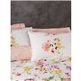 Parure de lit - 1 housse de couette 220 x 240 cm + 2 taies d'oreiller 60 x 60 cm - 100% coton ranforcé - Blanc