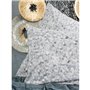 Parure de lit - 1 housse de couette 220 x 240 cm + 2 taies d'oreiller 60 x 60 cm - 100% coton ranforcé - Anthracite