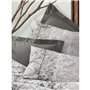 Parure de lit - 1 housse de couette 220 x 240 cm + 2 taies d'oreiller 60 x 60 cm - 100% coton ranforcé - Brun