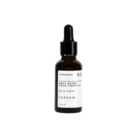 Versew Huile de massage bio végétalienne anti-âge pour le visage