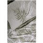 Parure de lit - 1 housse de couette 220 x 240 cm + 2 taies d'oreiller 60 x 60 cm - 100% coton ranforcé - Kaki