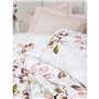 Parure de lit - 1 housse de couette 220 x 240 cm + 2 taies d'oreiller 60 x 60 cm - 100% coton ranforcé - Beige