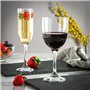 LAV 6X Clair 210ml Tokyo Flètes è Champagne en Verre - Rèutilisable Prosecco Vin Mariage Faire la Fète Buvant Coffret Cadeau Lun