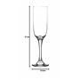 LAV 6X Clair 210ml Tokyo Flètes è Champagne en Verre - Rèutilisable Prosecco Vin Mariage Faire la Fète Buvant Coffret Cadeau Lun