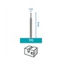 Dremel 193 Lot de 2 fraises acier rapide 192