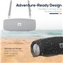 Caliber HPG430BT Enceinte Bluetooth Portable Puissante avec Powerbank, Microphone, USB/SD/AUX, TWS, 5h Autonomie – Mini Haut Par