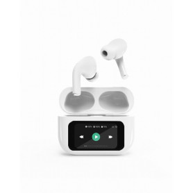 Casque GEMBIRD TWS-LCD-ANC-01-W Blanc