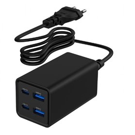 Chargeur mural GEMBIRD TA-UC-2A2C-PD65-01-BK