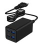 Chargeur mural GEMBIRD TA-UC-2A2C-PD65-01-BK