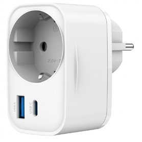 Chargeur mural GEMBIRD TA-ACPDQC20-01-W