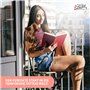 Set pour Tatouages Temporaires - Make Up Noir et Tampon + 80 Strass Autocollants + 1 Pierres à Tatouer - Taille M