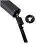 QAZQA duo - Lampe sur pied extérieur - 2 lumière - L 25 cm - Noir - Moderne - éclairage extérieur
