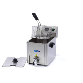 Friteuse 8 L 1 Panier avec robinet Friteuse - 1