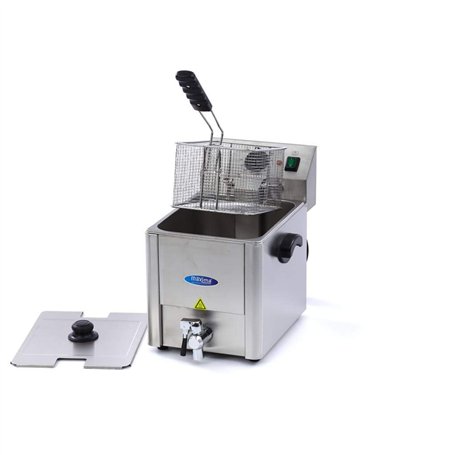 Friteuse 8 L 1 Panier avec robinet Friteuse - 1