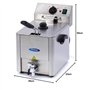 5 KG Frites - Professionnelle - Inox - Friteuse 8 litres