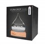Mikamax – mm Storm Glass Small – Affichage météo – Station météo – Prévisions Waterdrop Glass – Décoration intérieure – Décorati