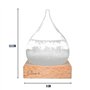 Mikamax – mm Storm Glass Small – Affichage météo – Station météo – Prévisions Waterdrop Glass – Décoration intérieure – Décorati