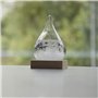 Mikamax – mm Storm Glass Small – Affichage météo – Station météo – Prévisions Waterdrop Glass – Décoration intérieure – Décorati