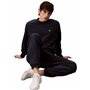Calvin Klein Premium Terry Monogram Jogger Lv04Rc279G Pantalon de survêtement, Blue (Dark Sapphire), L Homme