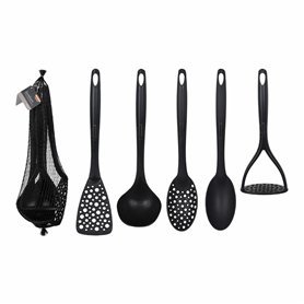 Ensemble d'ustensiles de cuisine Lifetime Noir Plastique 5 Pièces