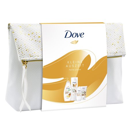 DOVE Coffret cadeau « Soin régénérant » pour femme avec trousse de maquillage