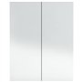vidaXL Armadietto a Specchio per Bagno 60x15x75 cm MDF Antracite