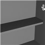 vidaXL Armadietto a Specchio per Bagno 60x15x75 cm MDF Antracite