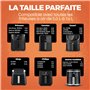 UNBOX Papier Cuisson Airfryer – 100 Pièces, 20-24 cm, Antiadhésif & Résistant à l’Huile – Pour Friteuse Sans Huile XXL Cosori 4,