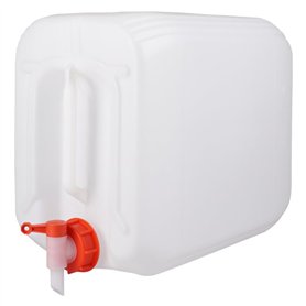 Jerrycanshop - Bidon en plastique avec robinet pour liquides dangereux