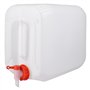 Jerrycanshop - Bidon en plastique avec robinet pour liquides dangereux