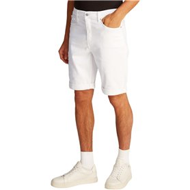Calvin Klein Short en Jean Homme Slim Longueur Genoux