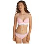 Calvin Klein Femme Slip Lot De 3 Bikini Coton Stretch, Multicolore (Highline Green/Buff Pink/Gry HTR), S