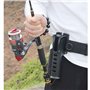 Ceinture de pêche pour canne à pêche - Leurre de pêche en plein air - Outils essentiels (ceinture sans canne)