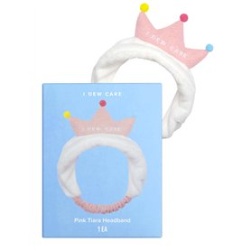 I DEW CARE Bandeau de lavage du visage – Diadème rose | Design adorable